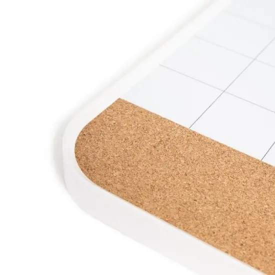 U Brands 16"x20" Mod Frame 3-in-1 Planner Board - White image {2}