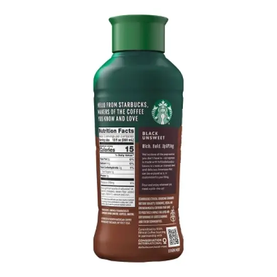 Starbucks Chilled Espresso Americano Black - 40 fl oz image {1}