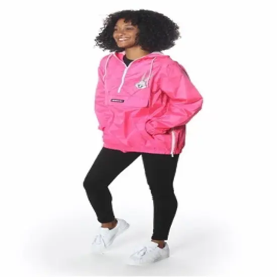 Members Only Women's Pink Looney Tunes Popover Windbreaker Jacket image {3}