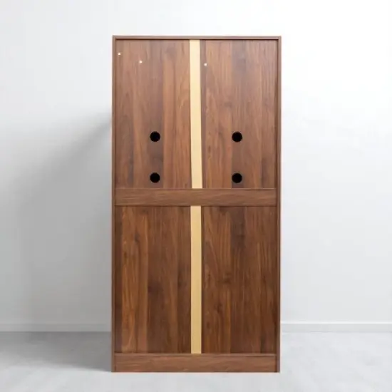 62.99" Freestanding Kitchen Pantry Cabinet with Doors & Adjustable Shelves, MDF Buffet Sideboard Storage Cupboard for Kitchen, Dining Room image {4}