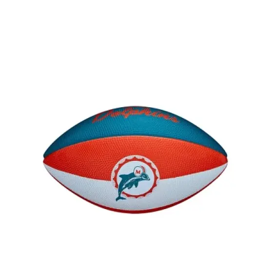 NFL Wilson Retro Jr Football - Miami Dolphins image {5}
