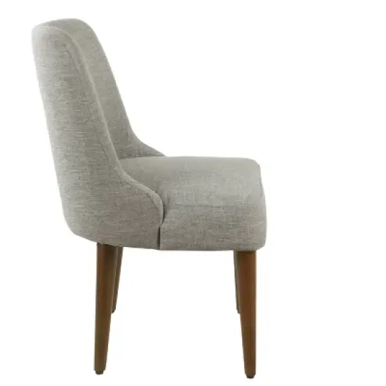 Hemet Gayle Side Chair Woven Gray - HomePop image {1}
