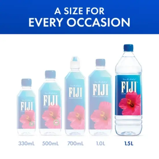 FIJI Natural Artesian Water - 1.5L Bottle image {1}