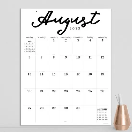 TF Publishing 2023-24 Academic Wall Calendar 17"x22" Art Poster image {1}