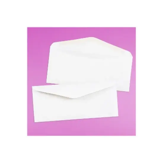 JAM Paper #11 Business Envelope 4 1/2" x 10 3/8" White 250/Box (45179C) image {3}