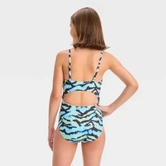 Girls' Tiger Dream One Piece Swimsuit - art class&trade; image {2}