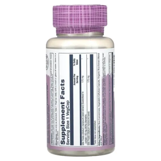 Solaray Vital Extracts, Milk Thistle, 60 VegCaps image {1}