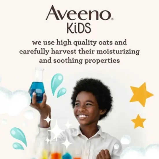 Aveeno Kids' 2-in-1 Hydrating Shampoo & Conditioner, Gently Cleanses, Conditions & Detangles Kids Hair - 12 fl oz image {8}