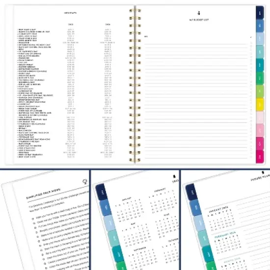Emily Ley for At-A-Glance 2025 Weekly/Monthly Planner 11"x9.25" Stripe: Simplified Planner, Non-Toxic, Acid-Free Paper image {1}