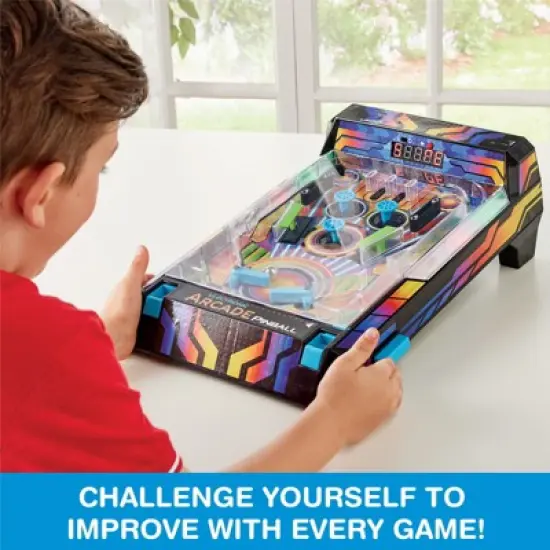 Game Zone Electronic Arcade Pinball For 1 Player at a Time, Ages 6+, Kids & Adults image {5}