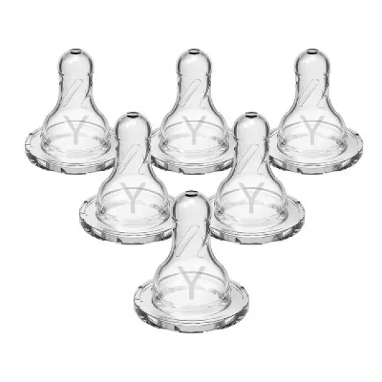 Dr. Brown's Y-Cut Narrow Baby Bottle Silicone Nipple - Ideal for Thicker Liquids - 6pk - 9m+ image {16}