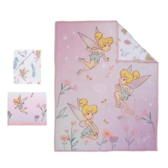 Lambs & Ivy 3pc Tinker Bell Crib Bedding Set image {10}