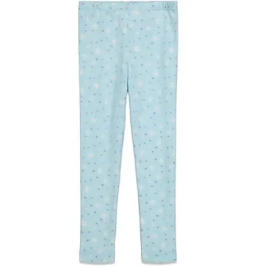 Disney Frozen Elsa Girls Fleece Hoodie and Leggings Outfit Set Little Kid to Big Kid image {2}