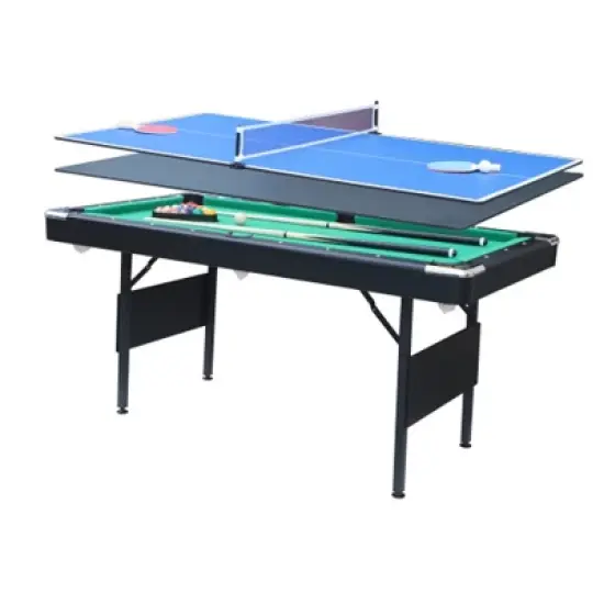 YONWAY Multifunctional Game Table, Pool Table, Billiard Table, 3 in 1 Billiard Table,Table Tennis, Dining Table, Indoor Game Table, Table Games image {10}