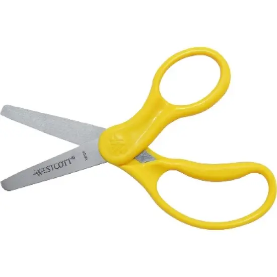Westcott School 5 Stainless Steel Kid's Scissors Blunt 16454 image {3}
