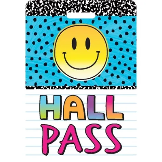 Teacher Created Resources&reg; Brights 4Ever Hall Pass with Lanyard, Set of 4 image {4}
