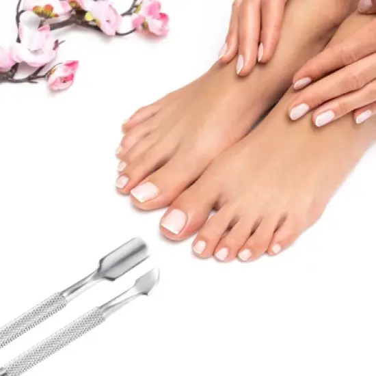 Unique Bargains 1 Set Steel Easy Grip Toe Nail Clippers for Thick Nail Nipper Pedicure Tool Nail Art Clipper Feet Care Tool Silver Tone image {5}