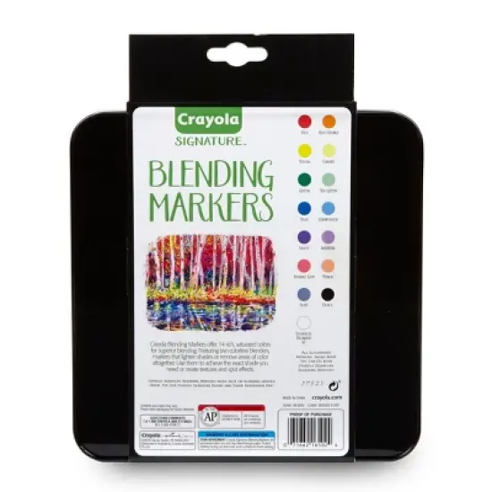 Crayola 16ct Blending Marker Kit with Case image {7}