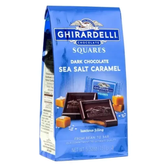 Ghirardelli Chocolate Squares Dark & Sea Salt Caramel - 15.96oz/3ct image {4}