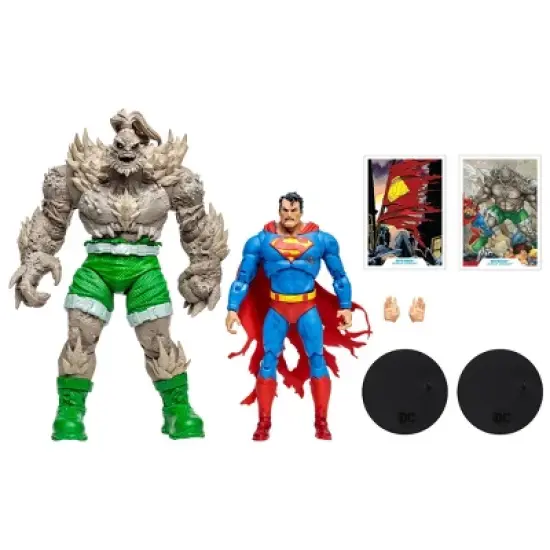 McFarlane Toys DC Comics Gold Label Collection Superman vs Doomsday Action Figure Set - 2pk image {2}