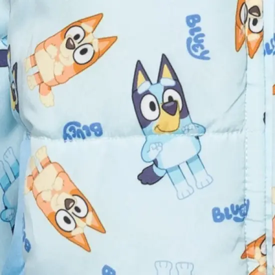 Bluey Bingo Winter Coat Puffer Jacket Little Kid to Big Kid image {7}