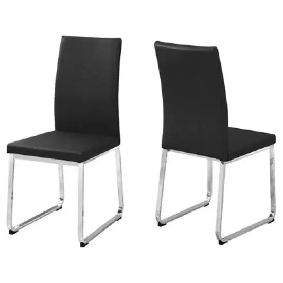 2pc Dining Chair Chrome - EveryRoom image {5}