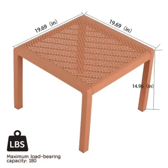 3-Piece Patio Conversation Set with 2 Cushioned Chairs and Coffee Table, Small Space Outdoor Furniture for Balcony or Porch-The Pop Home image {4}