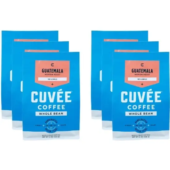 Cuvee Coffee Whole Bean Guatemala - Case of 6 - 12 oz image {2}