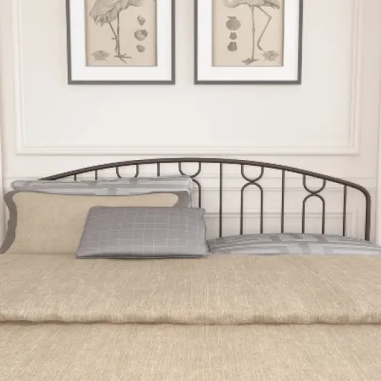 King Riverbrooke Metal Arch Scallop Headboard Bronze - Hillsdale Furniture image {10}