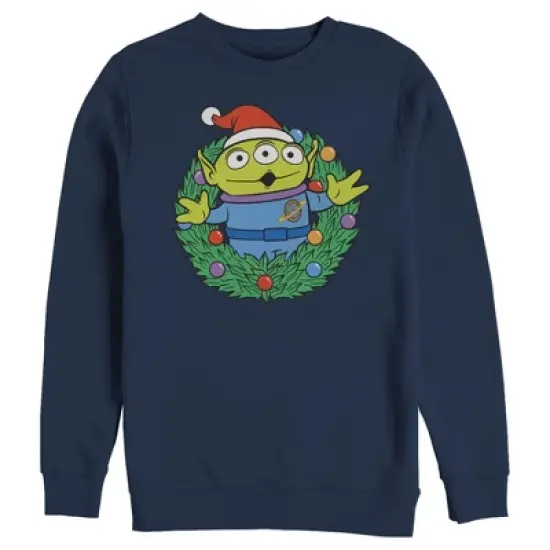 Men's Toy Story Alien Greetings Wreath Sweatshirt image {3}