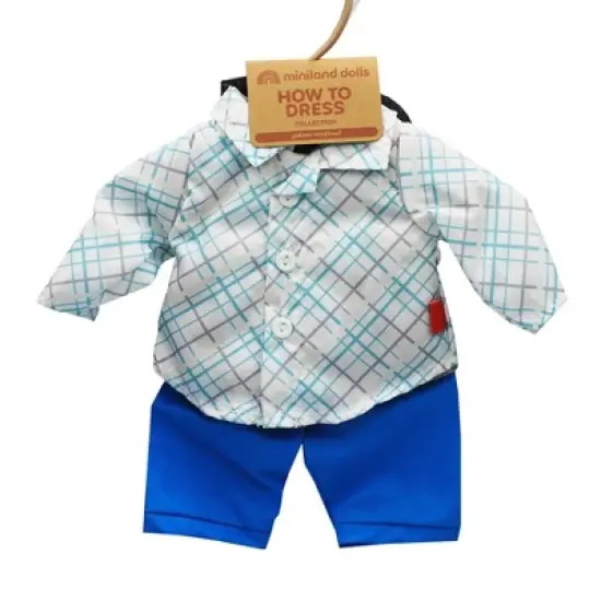 Miniland Educational Doll Clothes, Fits 15" Dolls, Mild Weather Outfit image {1}