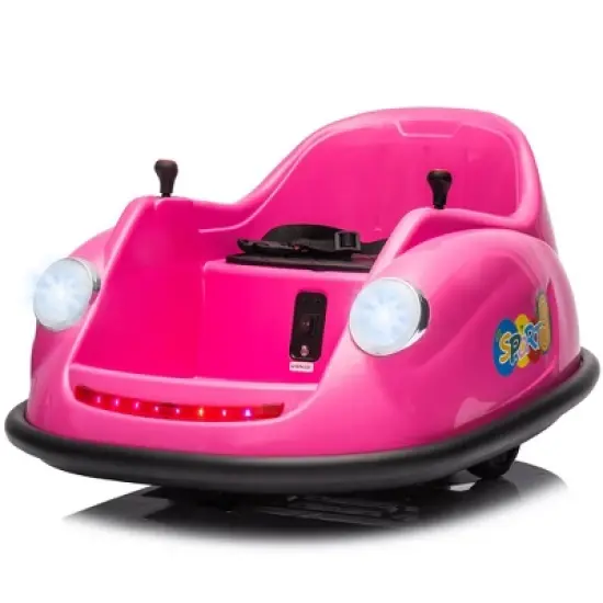 Ride On Electric Bumper Car for Kids & Toddlers, 12V Battery Car for Kids W/Parent Remote image {9}