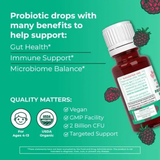 MaryRuth's Organic Kids Precision Probiotic Digestive Liquid Drops image {4}