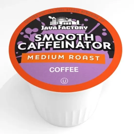 Java Factory Single Cup Coffee Keurig, Smooth Caffeinator Medium Roast, 40 Count image {2}