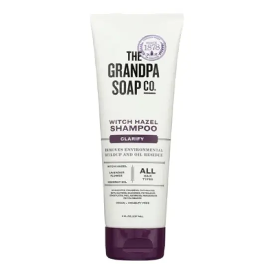 The Grandpa Soap Co. Witch Hazel Clarify Shampoo - 8 oz image {4}