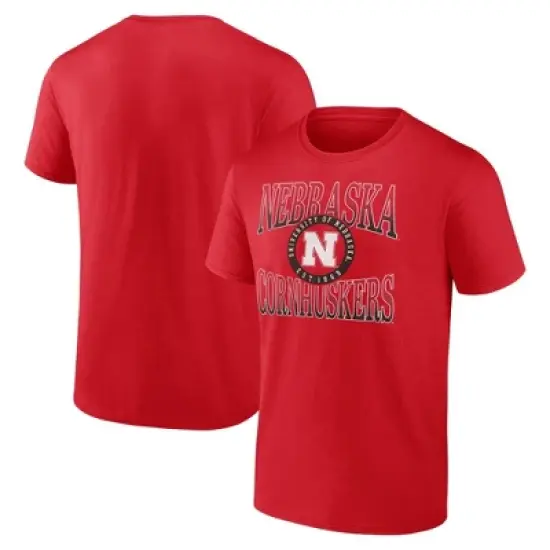NCAA Nebraska Cornhuskers Men's Bi-Blend T-Shirt image {2}