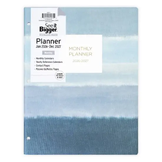 See It Bigger 2026-2027 2 Year Monthly 8.5"x11" Planner Large image {7}