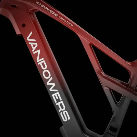 Vanpowers Adult GrandTeton Pro 2.29' Step-Over 750W Hub Motor Electric Bike - Red/Black image {8}