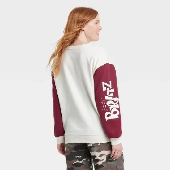 Women's Bratz Graphic Sweatshirt - Ivory image {1}