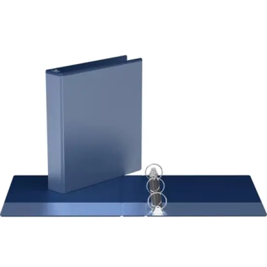 1.5" Premium Round Ring Binder 6pk Customizable View Royal Blue - Easyview image {1}
