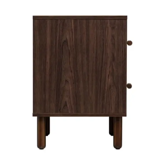 Audrey 2 Drawer Nightstand - Sango image {4}