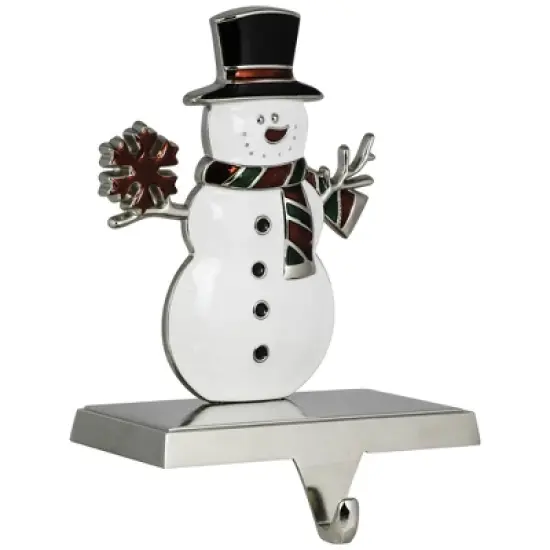 Northlight Smiling Snowman Christmas Stocking Holder - 6" image {3}