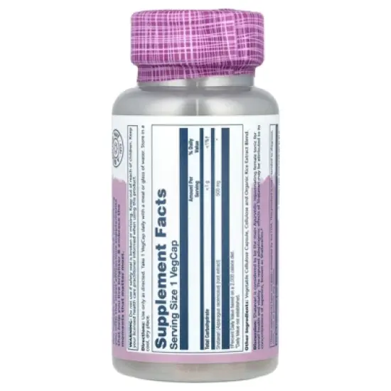 Solaray Vital Extracts, Shatavari, 500 mg, 60 VegCaps image {2}