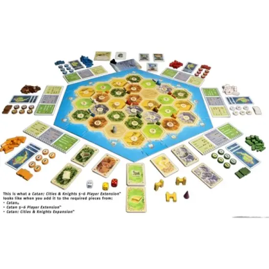 Catan Cities & Knights 5-6 Player Game Extension Pack image {1}