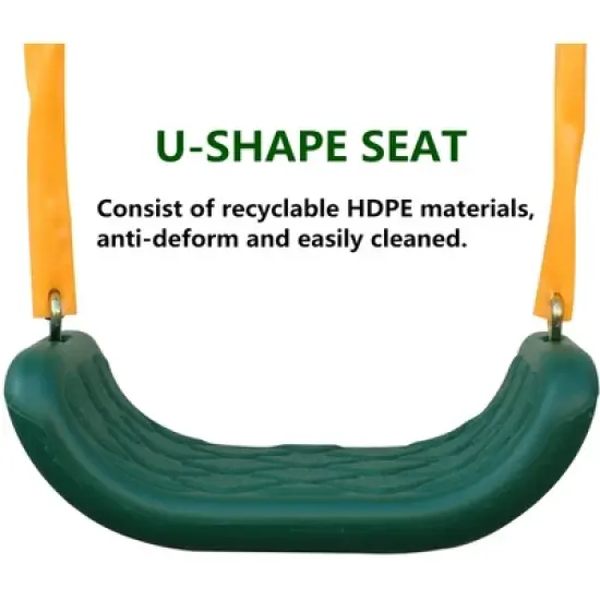 Dolonm Metal Swing Set w/ Slide image {3}