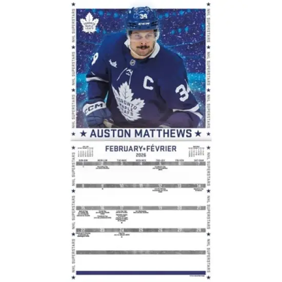NHL 2026 NHL Superstars Bilingual French12"x12" Wall Calendar image {2}