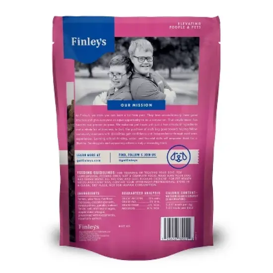 Finley's All Natural Turkey Soft Training Bite Dog Treats - 16oz image {1}