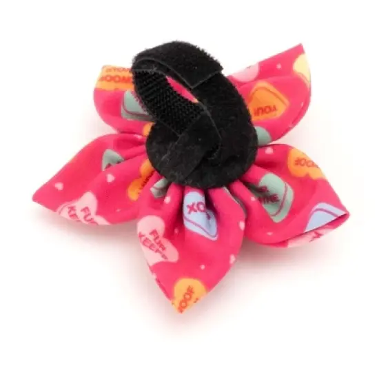 The Worthy Dog Puppy Love Flower Adjustable Collar Attachment Accessory image {2}