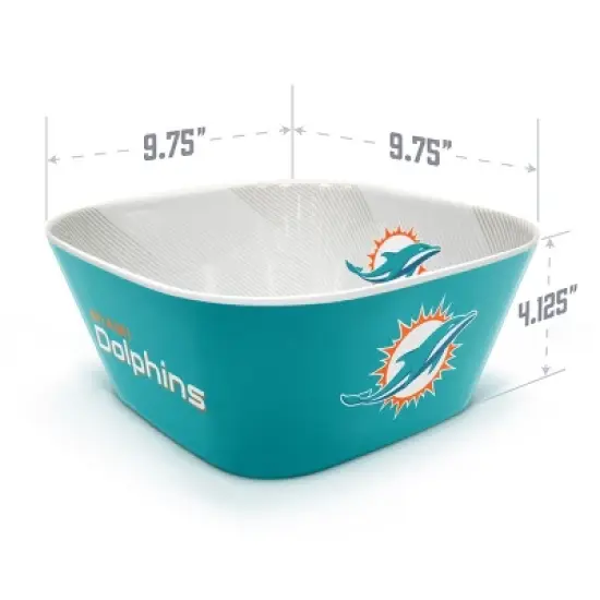 NFL Miami Dolphins Large Party Bowl image {3}