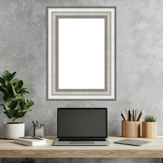 Amanti Art Salon Silver Framed Dry Erase Magnetic Board image {6}